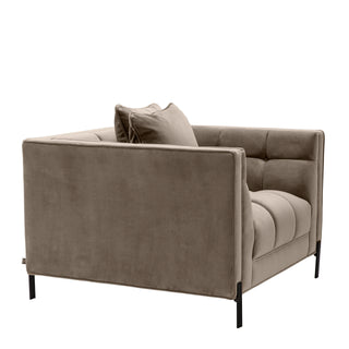 Chair Sienna savona greige velvet