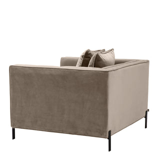 Chair Sienna savona greige velvet