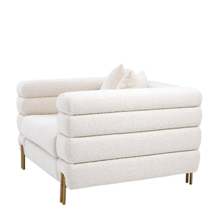 Chair York bouclé cream