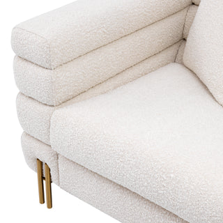 Chair York bouclé cream