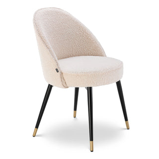 Dining Chair Cooper bouclé cream set of 2
