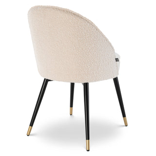 Dining Chair Cooper bouclé cream set of 2