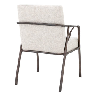 Dining Chair Antico medium bronze finish loki natu