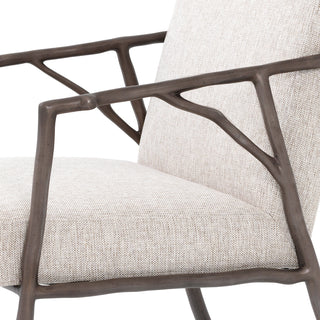 Dining Chair Antico medium bronze finish loki natu