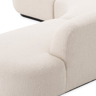 Sofa Björn L bouclé cream