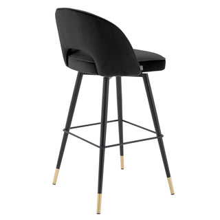 Bar Stool Cliff roche black velvet set of 2