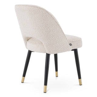 Dining Chair Cliff bouclé cream set of 2
