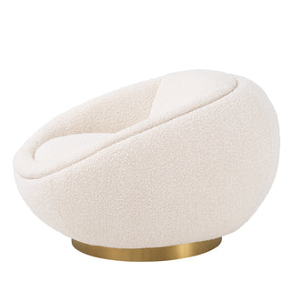 Swivel Chair Bollinger bouclé cream