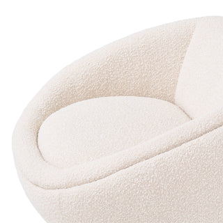Swivel Chair Bollinger bouclé cream