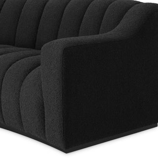 Sofa Kelly S bouclé black