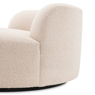 Sofa Björn Round bouclé cream
