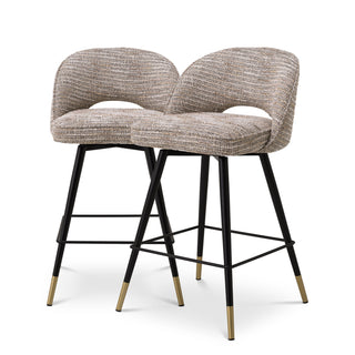 Counter Stool Cliff mademoiselle beige set of 2