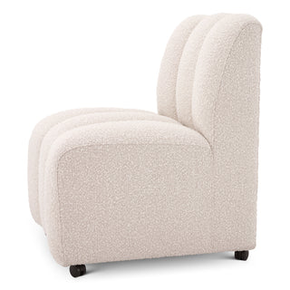 Dining Chair Kelly bouclé cream