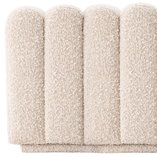 Stool Bente bouclé cream