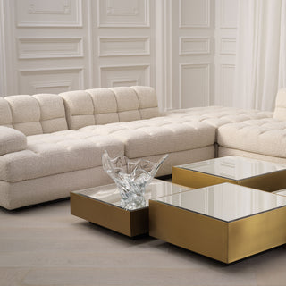 Modular Sofa Dean bouclé cream - Middle