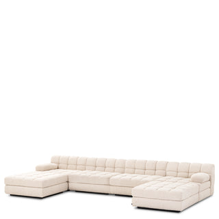 Modular Sofa Dean bouclé cream - Right
