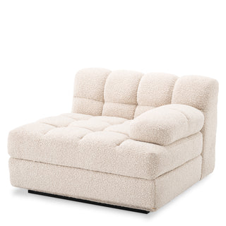 Modular Sofa Dean bouclé cream - Right