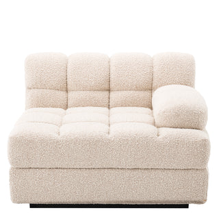 Modular Sofa Dean bouclé cream - Right