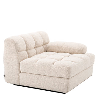 Modular Sofa Dean bouclé cream - Right