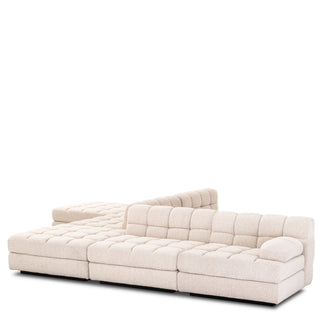 Modular Sofa Dean bouclé cream - Right