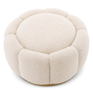 Ottoman Inger bouclé cream