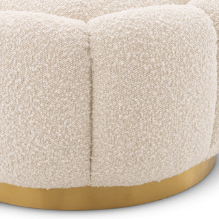 Ottoman Inger bouclé cream
