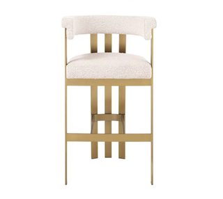 Bar Stool Clubhouse bouclé cream