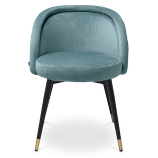 Dining Chair Chloé savona blue velvet set of 2