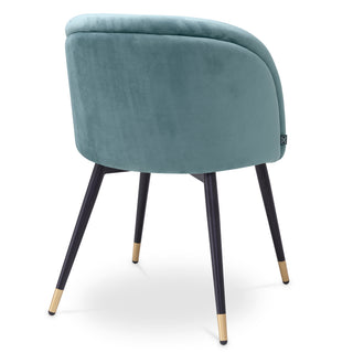 Dining Chair Chloé savona blue velvet set of 2