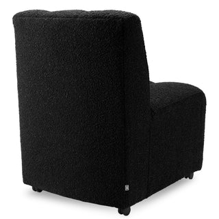 Dining Chair Kelly bouclé black