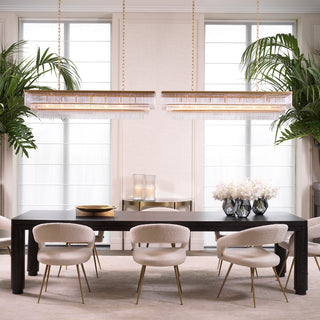 Dining Chair Bravo bouclé cream