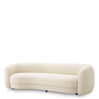 Boucle Curved Sofa Blaine