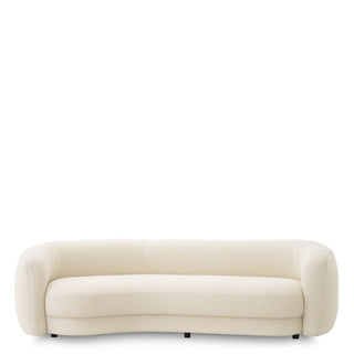 Boucle Curved Sofa Blaine