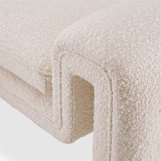 Bench Tondo L bouclé cream