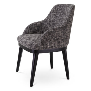 Dining Chair Costa with arm cambon black