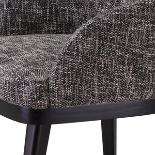 Dining Chair Costa with arm cambon black