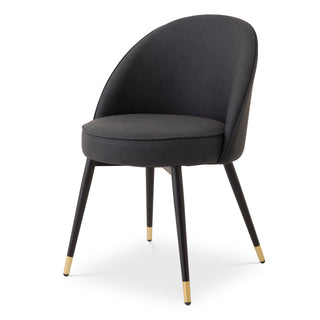 Dining Chair Cooper faux leather grey set of 2
