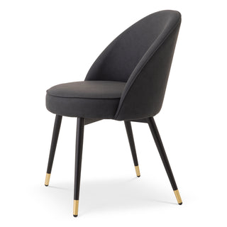 Dining Chair Cooper faux leather grey set of 2