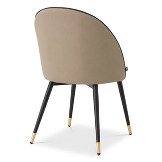 Dining Chair Cooper faux leather beige set of 2