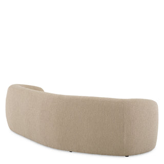 Boucle Curved Sofa Blaine