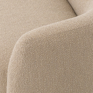 Boucle Curved Sofa Blaine