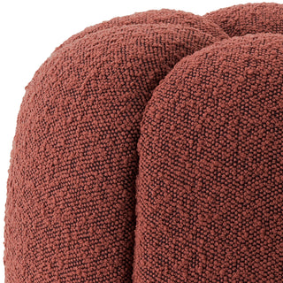 Stool Orchanic bouclé rouge