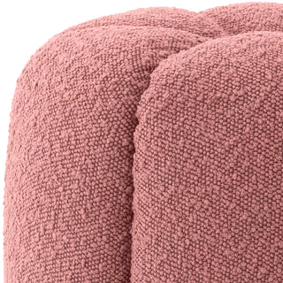 Stool Orchanic bouclé rose