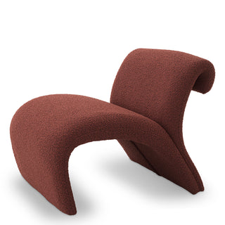 Chair Vignola bouclé rouge