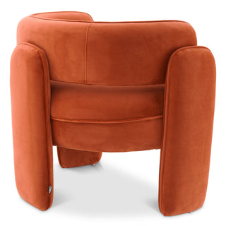 Chair Chaplin savona orange velvet