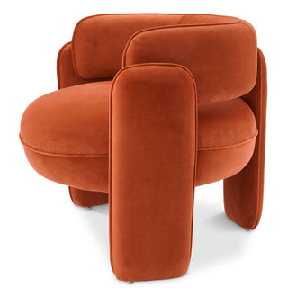 Chair Chaplin savona orange velvet