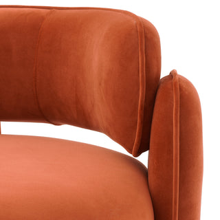 Chair Chaplin savona orange velvet