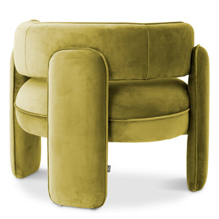 Chair Chaplin savona vintage green velvet