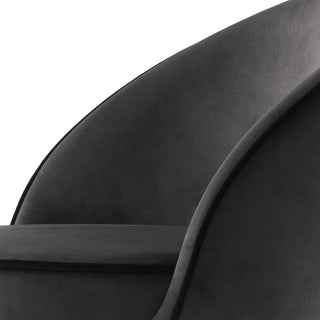Bar Stool Cooper roche dark grey velvet set of 2