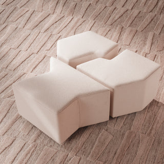 Stool Filbert rêve cream set of 3
